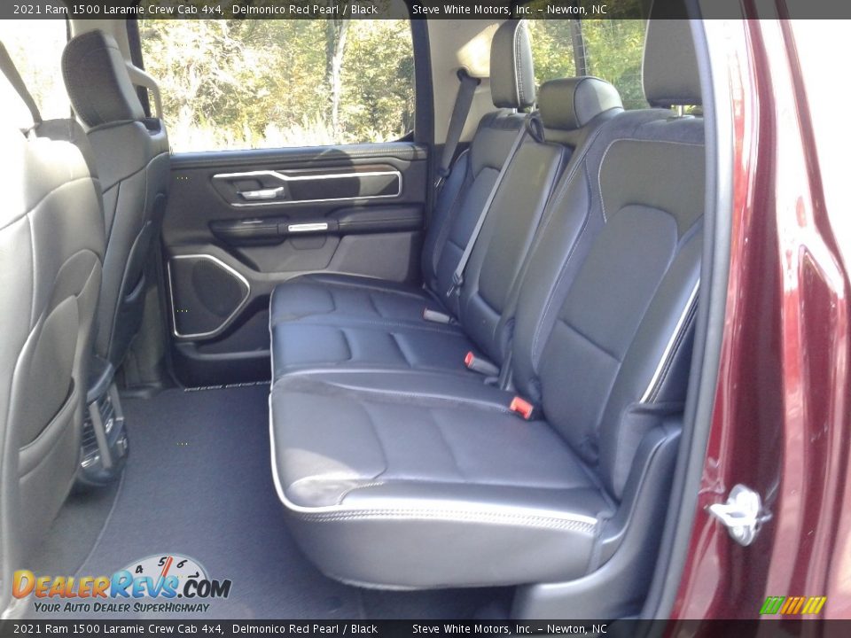 Rear Seat of 2021 Ram 1500 Laramie Crew Cab 4x4 Photo #14