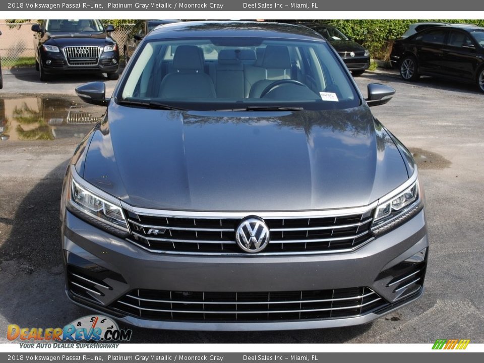 2018 Volkswagen Passat R-Line Platinum Gray Metallic / Moonrock Gray Photo #3