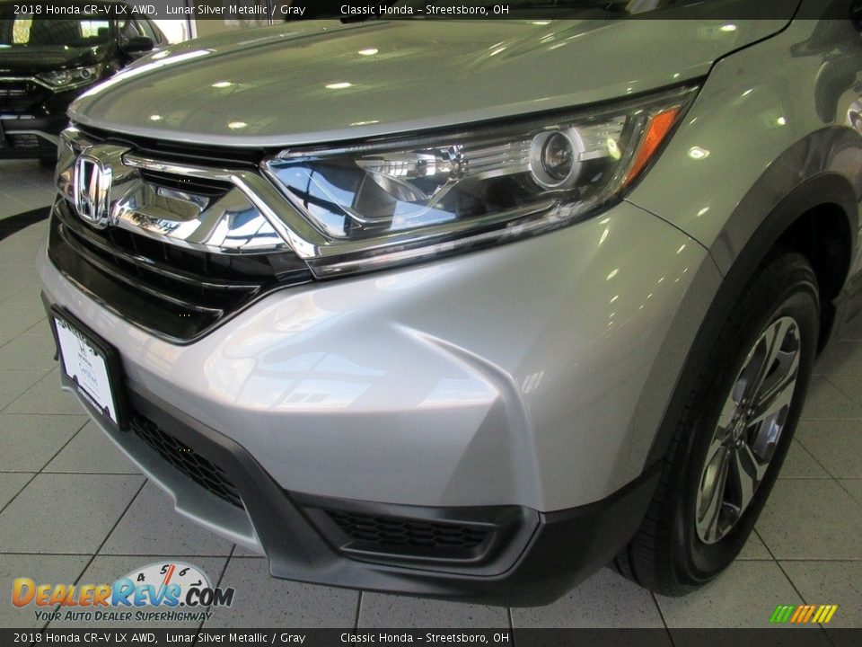 2018 Honda CR-V LX AWD Lunar Silver Metallic / Gray Photo #9