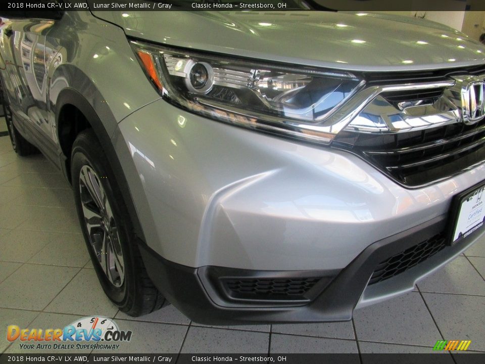 2018 Honda CR-V LX AWD Lunar Silver Metallic / Gray Photo #10