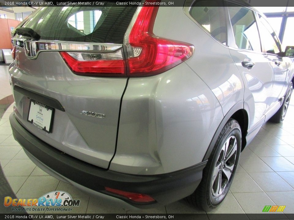 2018 Honda CR-V LX AWD Lunar Silver Metallic / Gray Photo #13