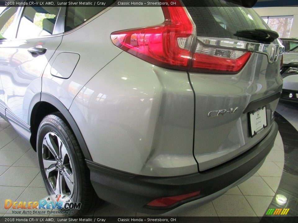 2018 Honda CR-V LX AWD Lunar Silver Metallic / Gray Photo #14