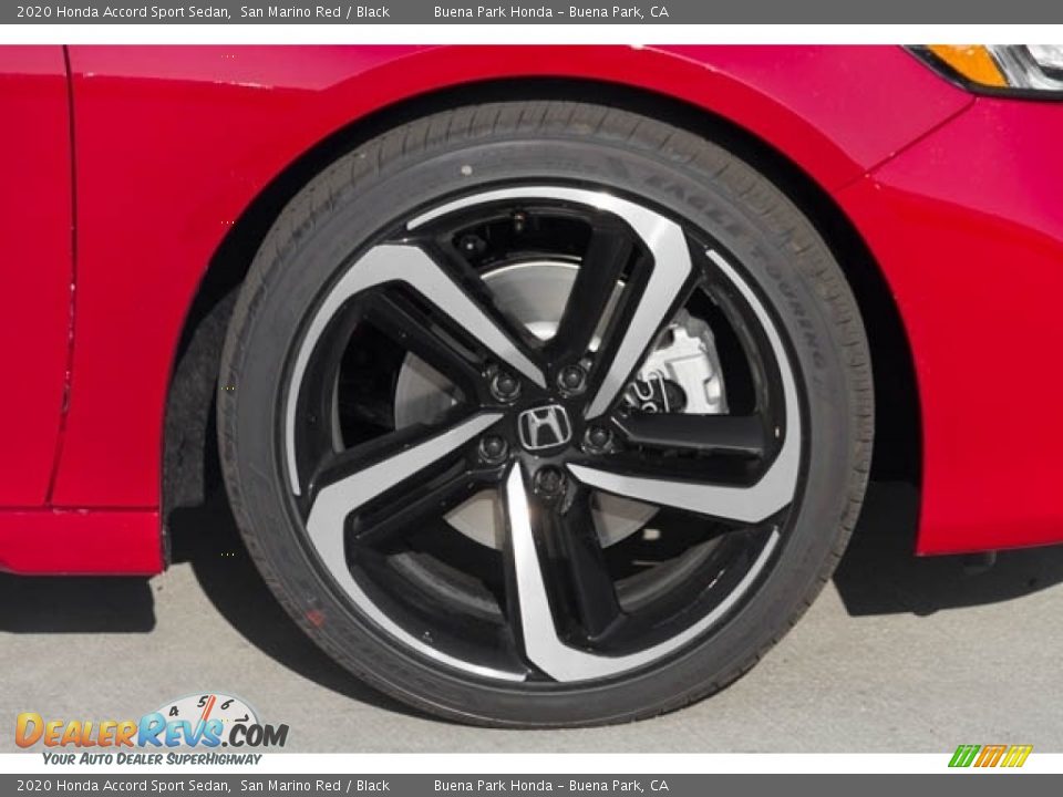 2020 Honda Accord Sport Sedan San Marino Red / Black Photo #14