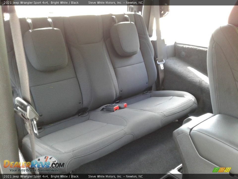Rear Seat of 2021 Jeep Wrangler Sport 4x4 Photo #16