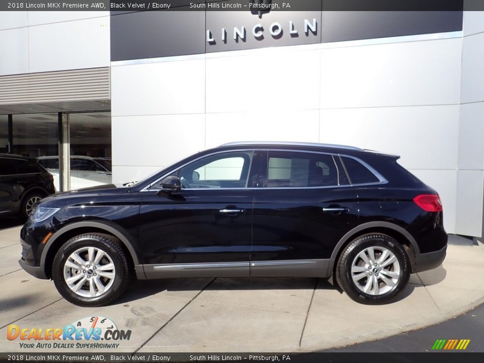 2018 Lincoln MKX Premiere AWD Black Velvet / Ebony Photo #2