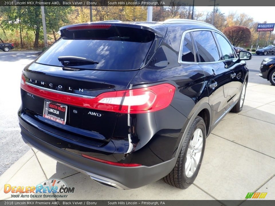 2018 Lincoln MKX Premiere AWD Black Velvet / Ebony Photo #6