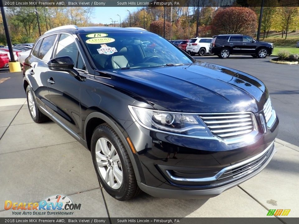 2018 Lincoln MKX Premiere AWD Black Velvet / Ebony Photo #8