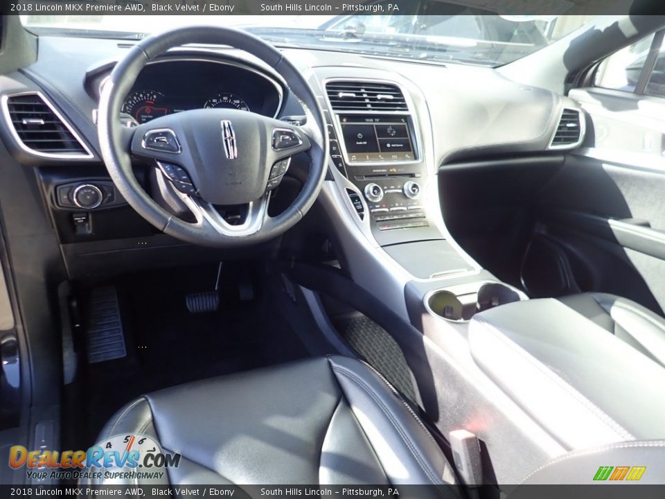 Ebony Interior - 2018 Lincoln MKX Premiere AWD Photo #18