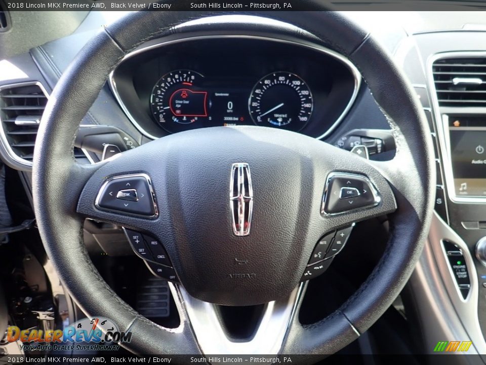 2018 Lincoln MKX Premiere AWD Steering Wheel Photo #21