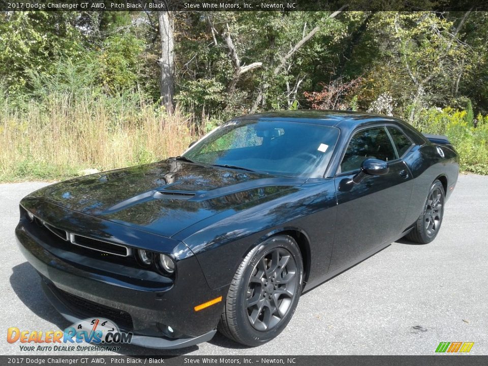 2017 Dodge Challenger GT AWD Pitch Black / Black Photo #2