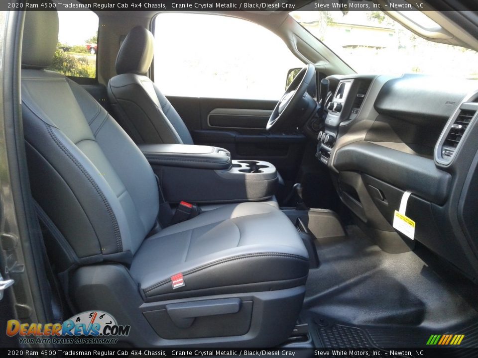 Black/Diesel Gray Interior - 2020 Ram 4500 Tradesman Regular Cab 4x4 Chassis Photo #12