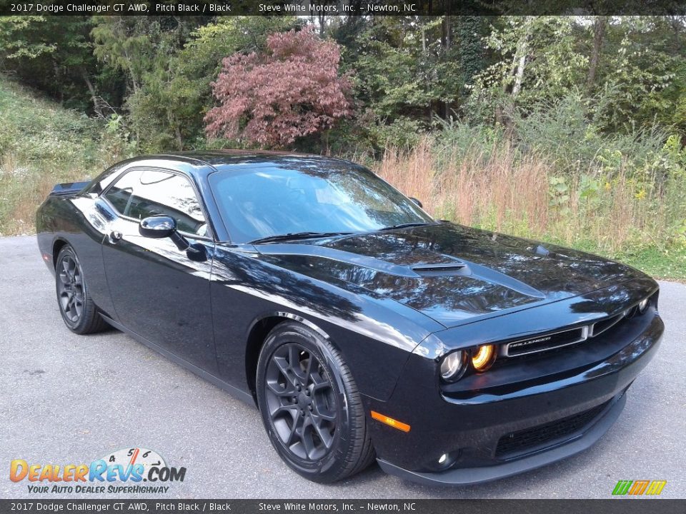 2017 Dodge Challenger GT AWD Pitch Black / Black Photo #4