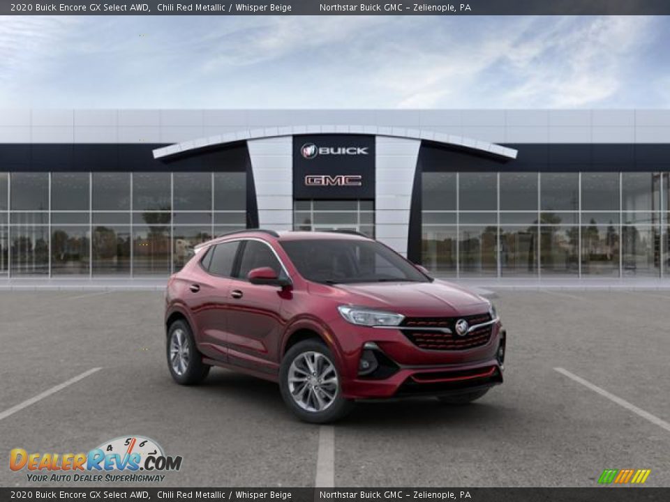 2020 Buick Encore GX Select AWD Chili Red Metallic / Whisper Beige Photo #1