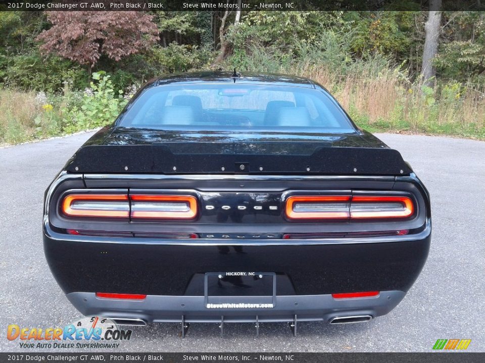 2017 Dodge Challenger GT AWD Pitch Black / Black Photo #7