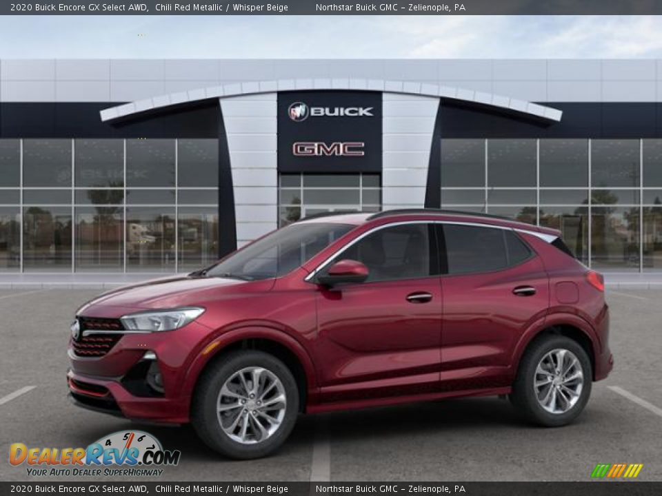 2020 Buick Encore GX Select AWD Chili Red Metallic / Whisper Beige Photo #2