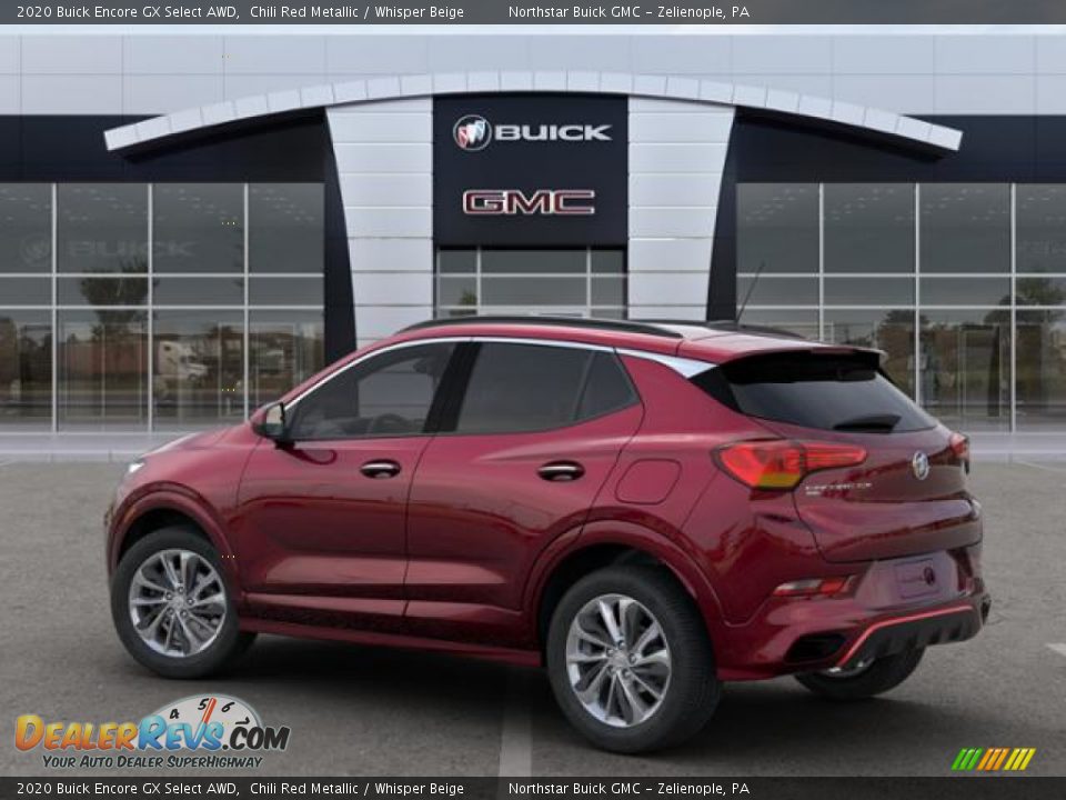 2020 Buick Encore GX Select AWD Chili Red Metallic / Whisper Beige Photo #3
