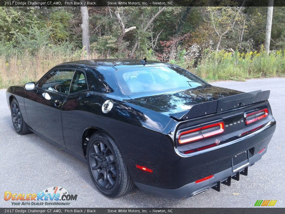 2017 Dodge Challenger GT AWD Pitch Black / Black Photo #8