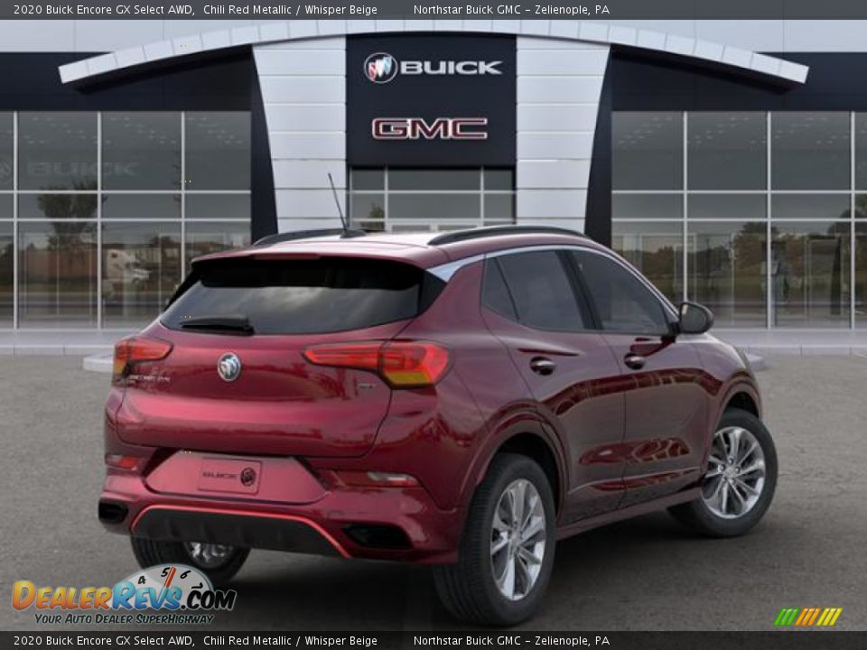 2020 Buick Encore GX Select AWD Chili Red Metallic / Whisper Beige Photo #4