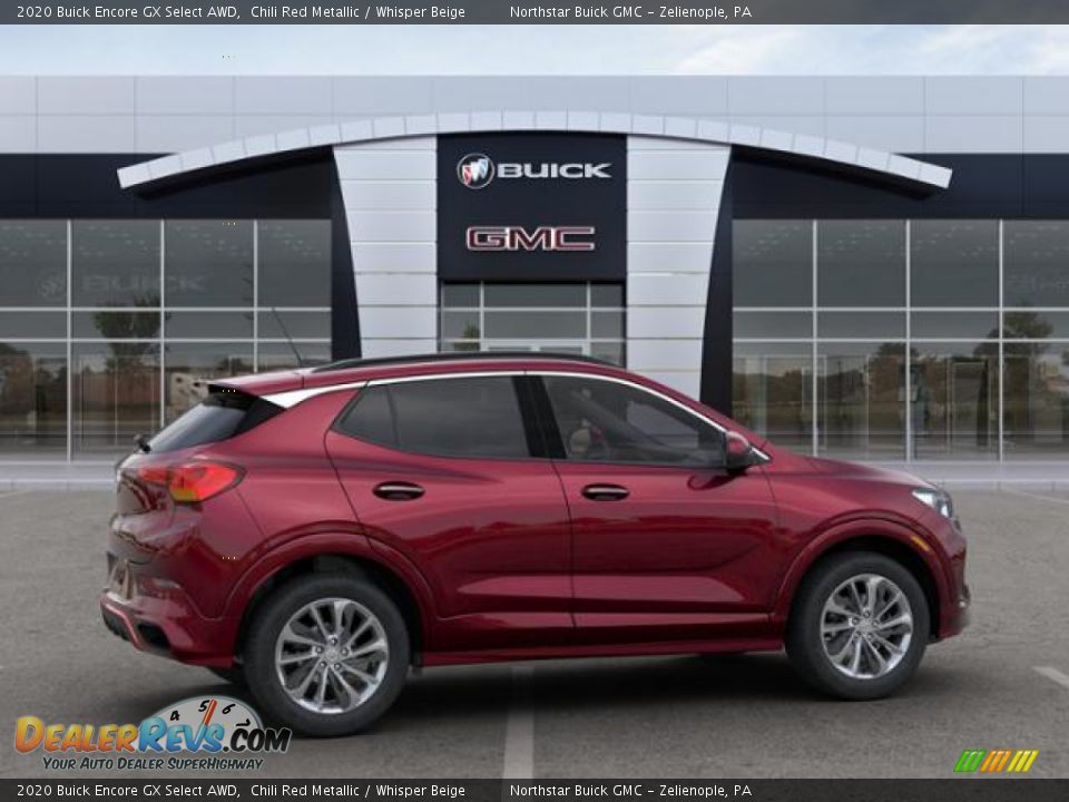 2020 Buick Encore GX Select AWD Chili Red Metallic / Whisper Beige Photo #5