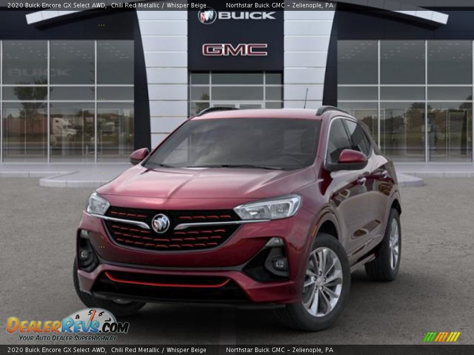 2020 Buick Encore GX Select AWD Chili Red Metallic / Whisper Beige Photo #6