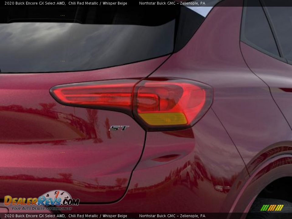 2020 Buick Encore GX Select AWD Chili Red Metallic / Whisper Beige Photo #9