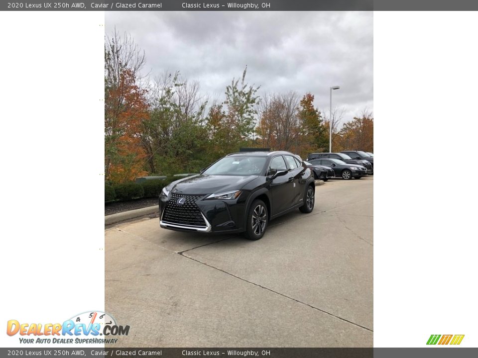 2020 Lexus UX 250h AWD Caviar / Glazed Caramel Photo #1