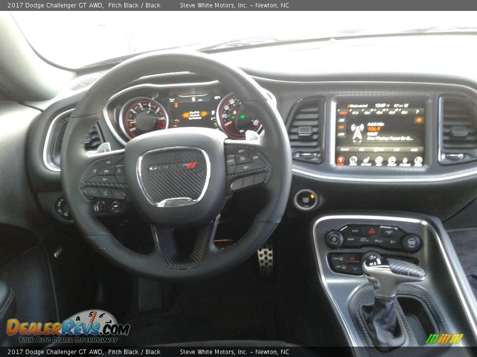 2017 Dodge Challenger GT AWD Pitch Black / Black Photo #16