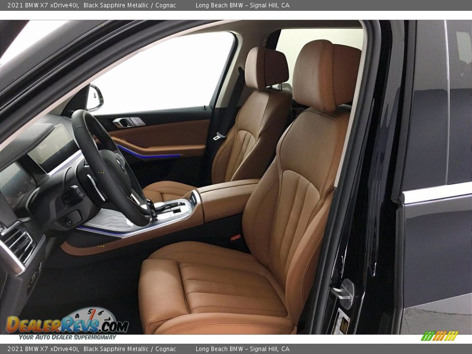 Cognac Interior - 2021 BMW X7 xDrive40i Photo #9