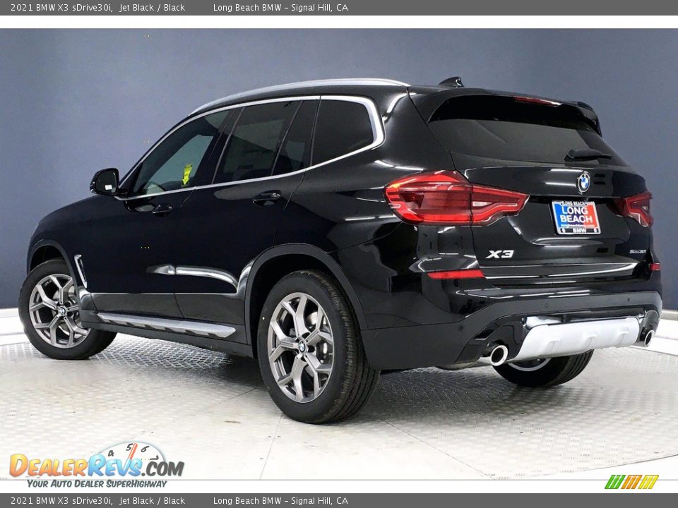 2021 BMW X3 sDrive30i Jet Black / Black Photo #3