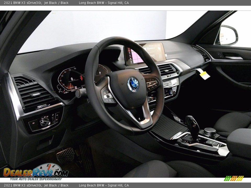 2021 BMW X3 sDrive30i Jet Black / Black Photo #7