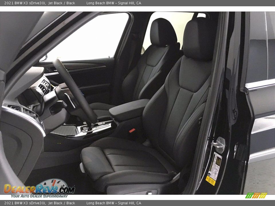 2021 BMW X3 sDrive30i Jet Black / Black Photo #9