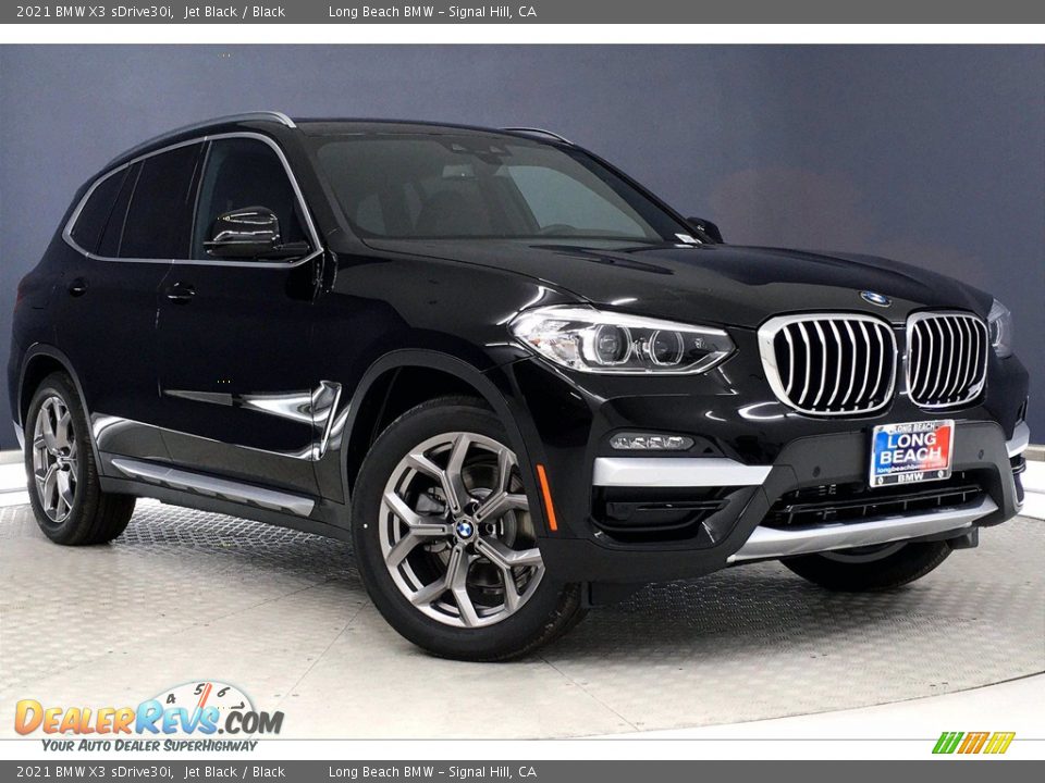 2021 BMW X3 sDrive30i Jet Black / Black Photo #19