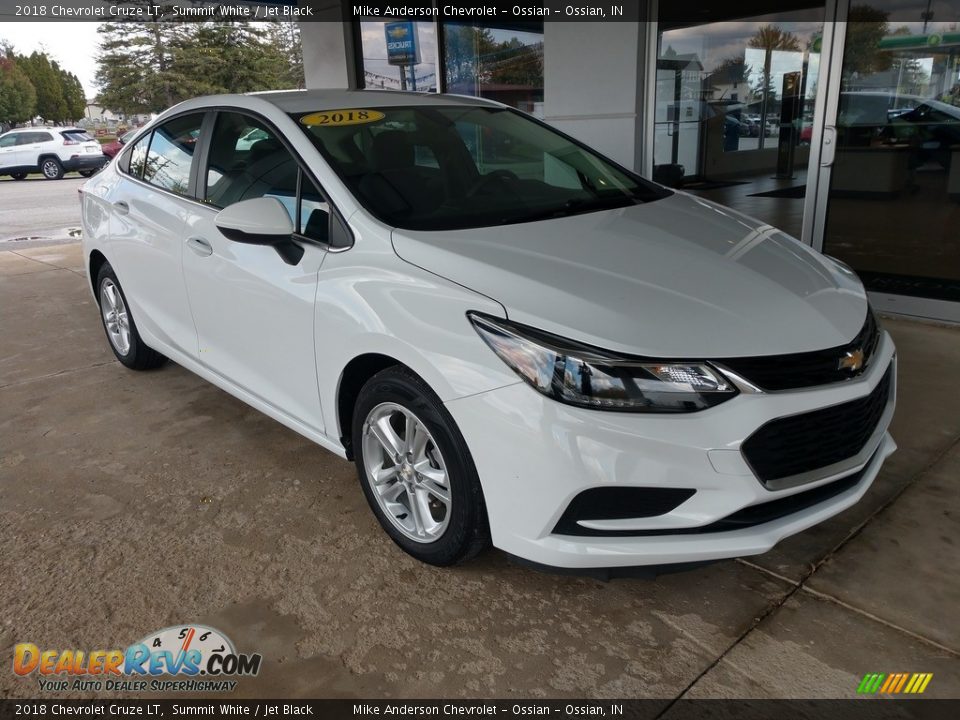 2018 Chevrolet Cruze LT Summit White / Jet Black Photo #2