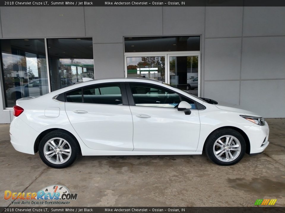 2018 Chevrolet Cruze LT Summit White / Jet Black Photo #3