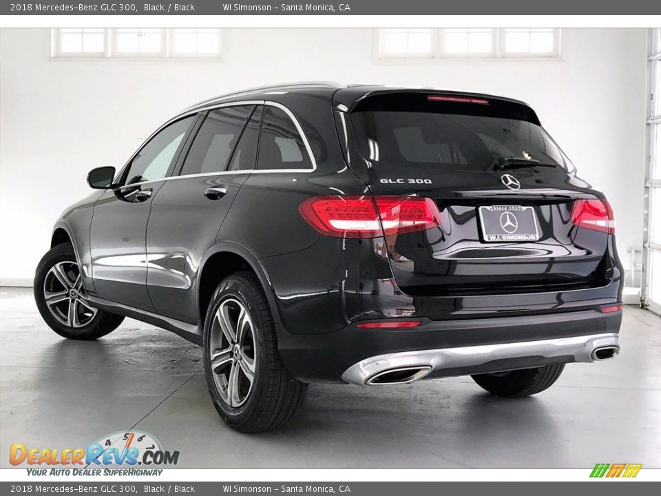 2018 Mercedes-Benz GLC 300 Black / Black Photo #10