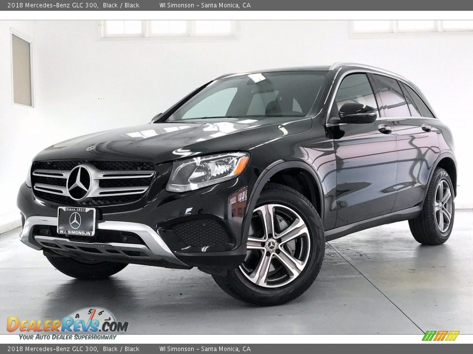 2018 Mercedes-Benz GLC 300 Black / Black Photo #12