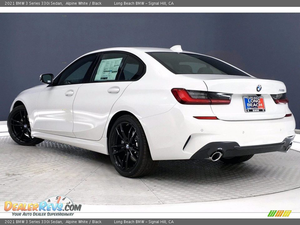 2021 BMW 3 Series 330i Sedan Alpine White / Black Photo #3