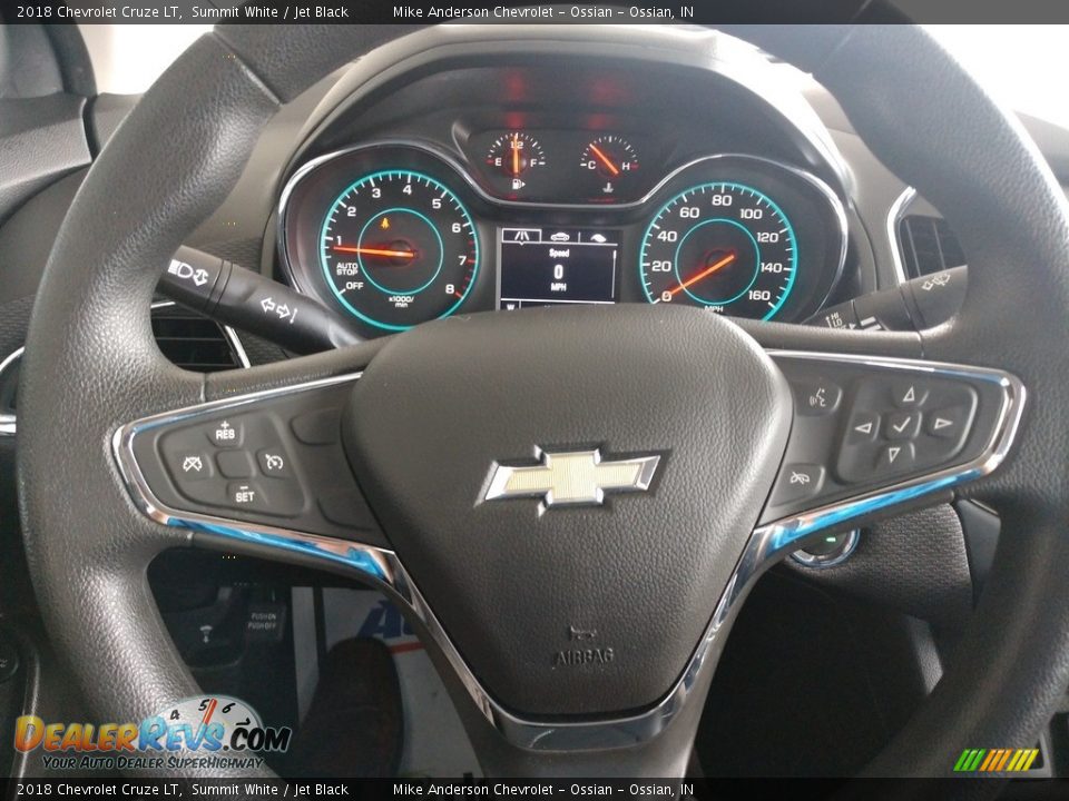 2018 Chevrolet Cruze LT Summit White / Jet Black Photo #22