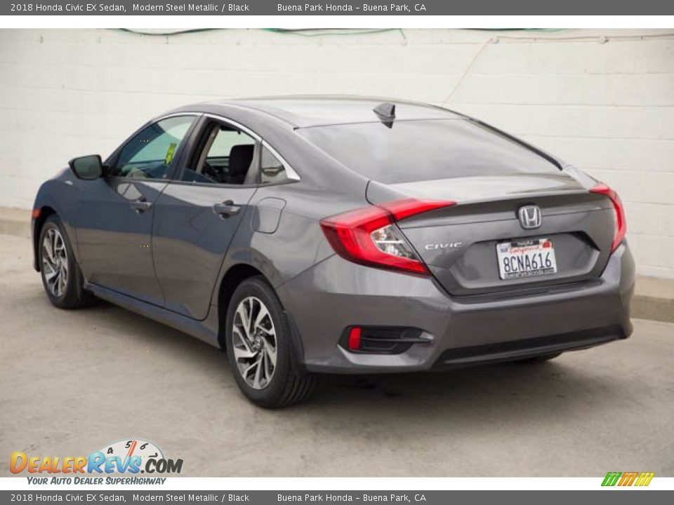 2018 Honda Civic EX Sedan Modern Steel Metallic / Black Photo #2