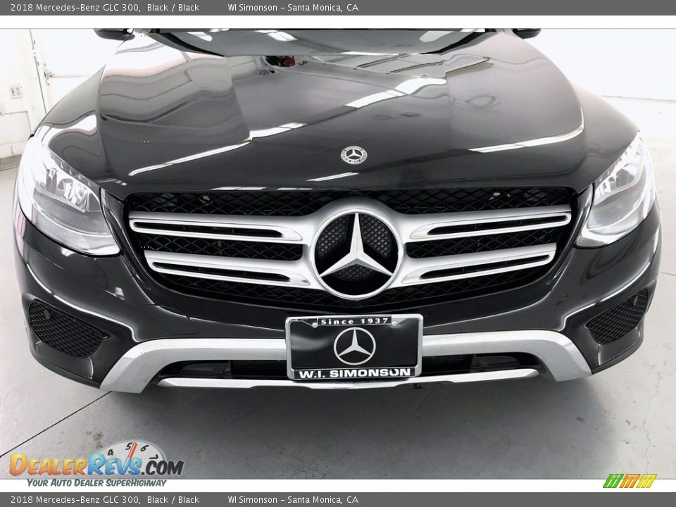 2018 Mercedes-Benz GLC 300 Black / Black Photo #30