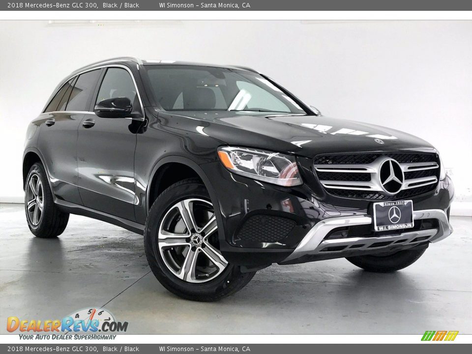 2018 Mercedes-Benz GLC 300 Black / Black Photo #34