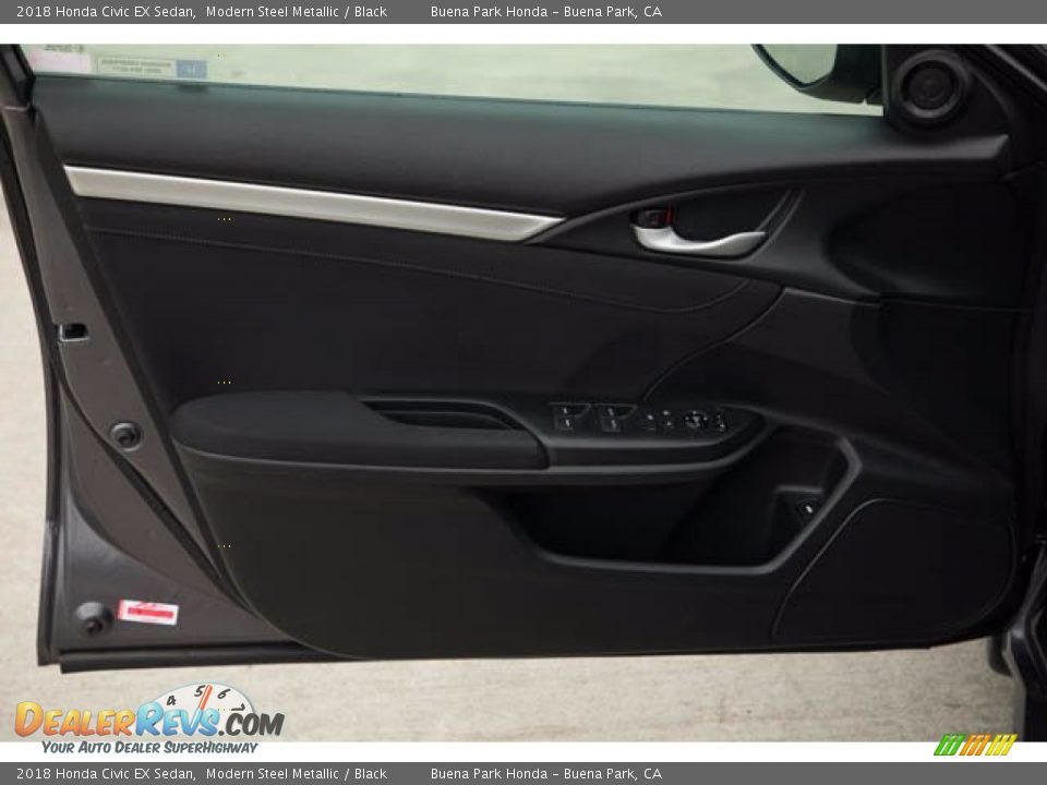 2018 Honda Civic EX Sedan Modern Steel Metallic / Black Photo #32