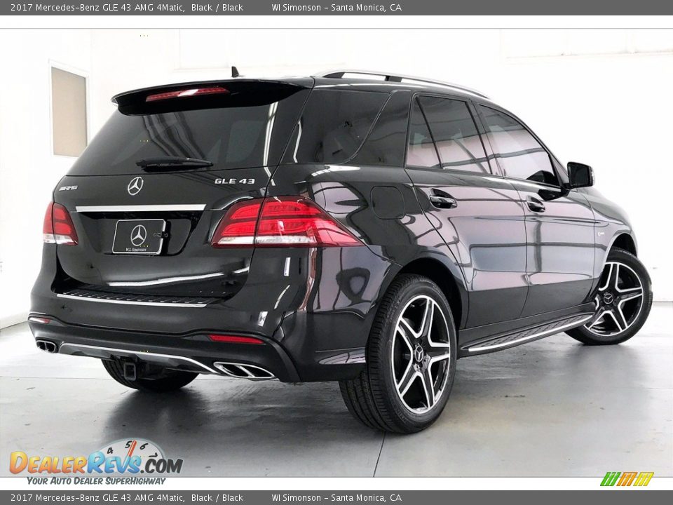 2017 Mercedes-Benz GLE 43 AMG 4Matic Black / Black Photo #13