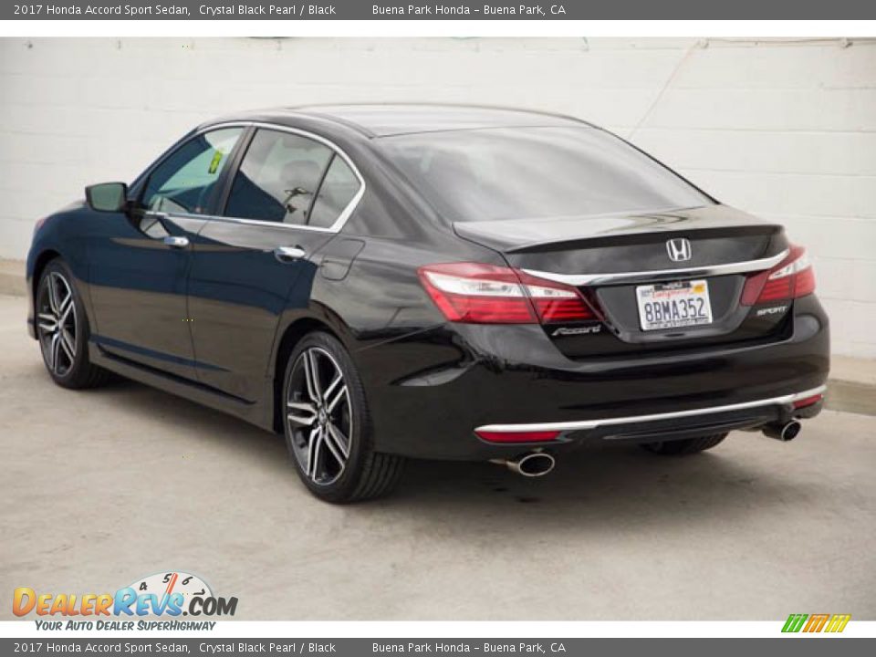 2017 Honda Accord Sport Sedan Crystal Black Pearl / Black Photo #2
