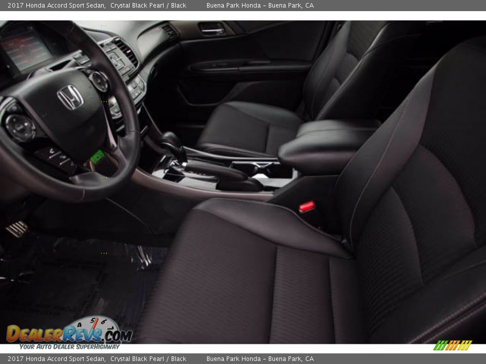 2017 Honda Accord Sport Sedan Crystal Black Pearl / Black Photo #3