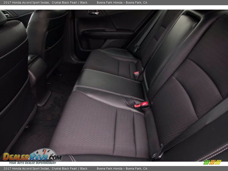 2017 Honda Accord Sport Sedan Crystal Black Pearl / Black Photo #4
