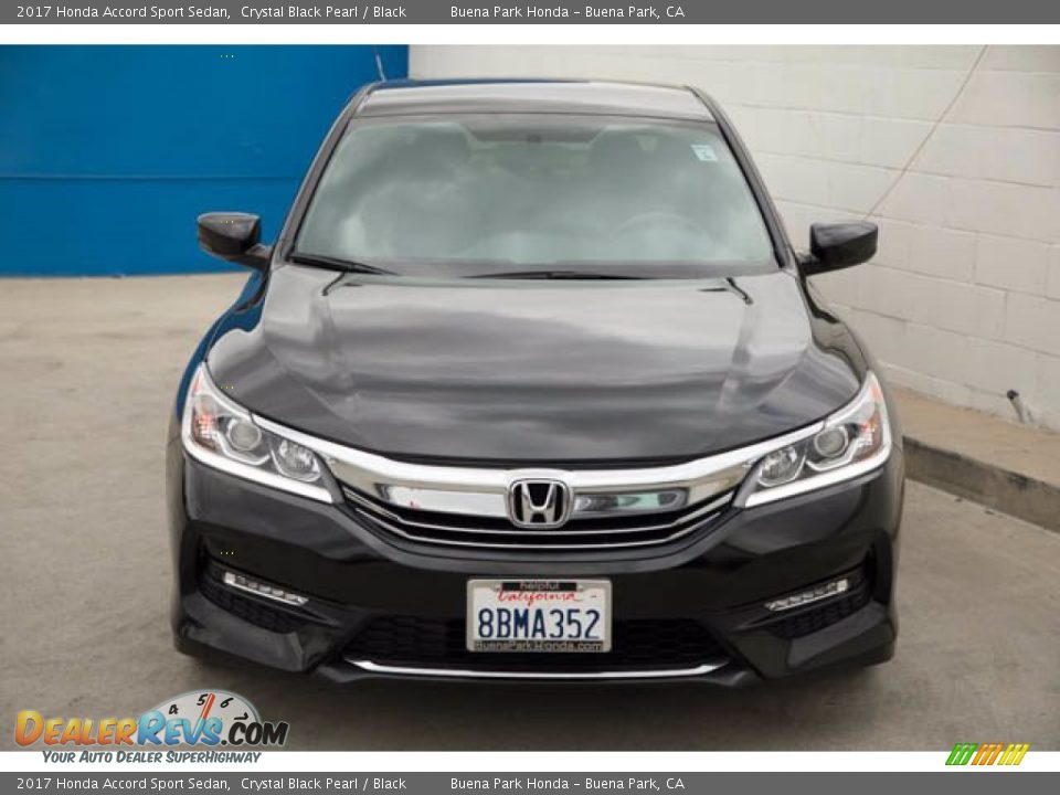 2017 Honda Accord Sport Sedan Crystal Black Pearl / Black Photo #7