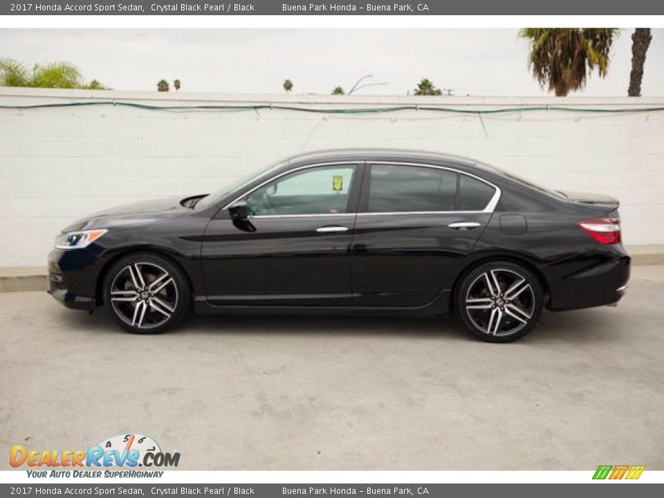 2017 Honda Accord Sport Sedan Crystal Black Pearl / Black Photo #8