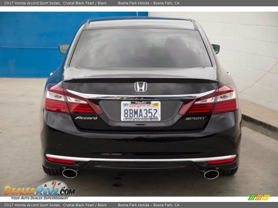 2017 Honda Accord Sport Sedan Crystal Black Pearl / Black Photo #9