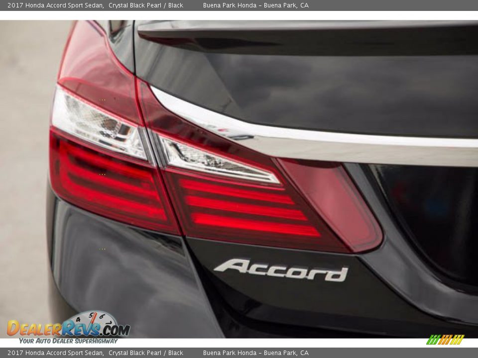 2017 Honda Accord Sport Sedan Crystal Black Pearl / Black Photo #10